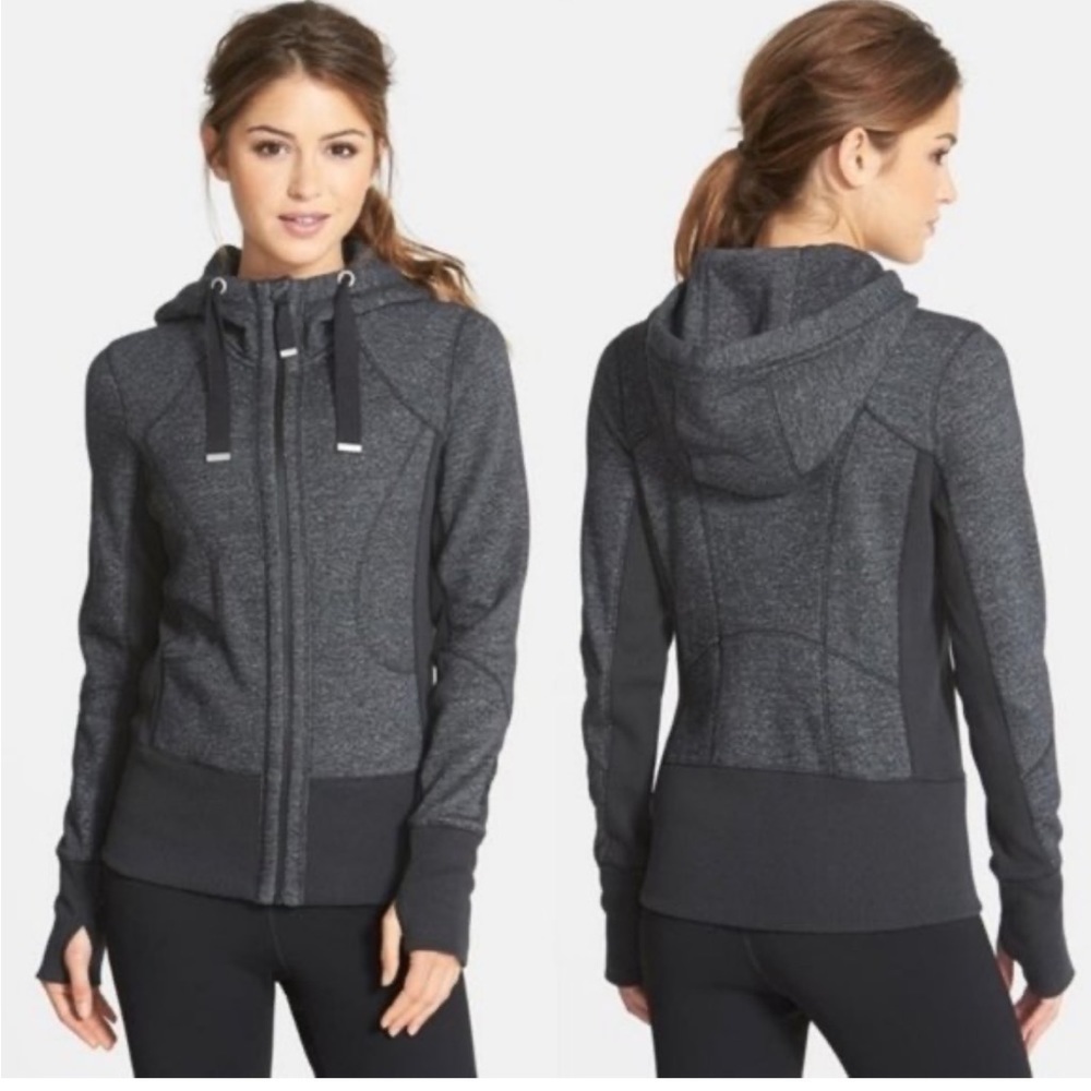 Zella Pretty Moon dust full zip tech hoodie size small